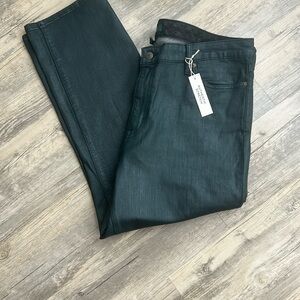 Ralph Lauren cropped coated jeans